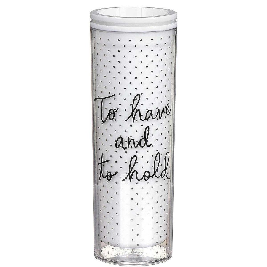 For Bridesmaids | Kate Spade New York Kate Spade New York 'To Have & To Hold' Acrylic Thermal Mug