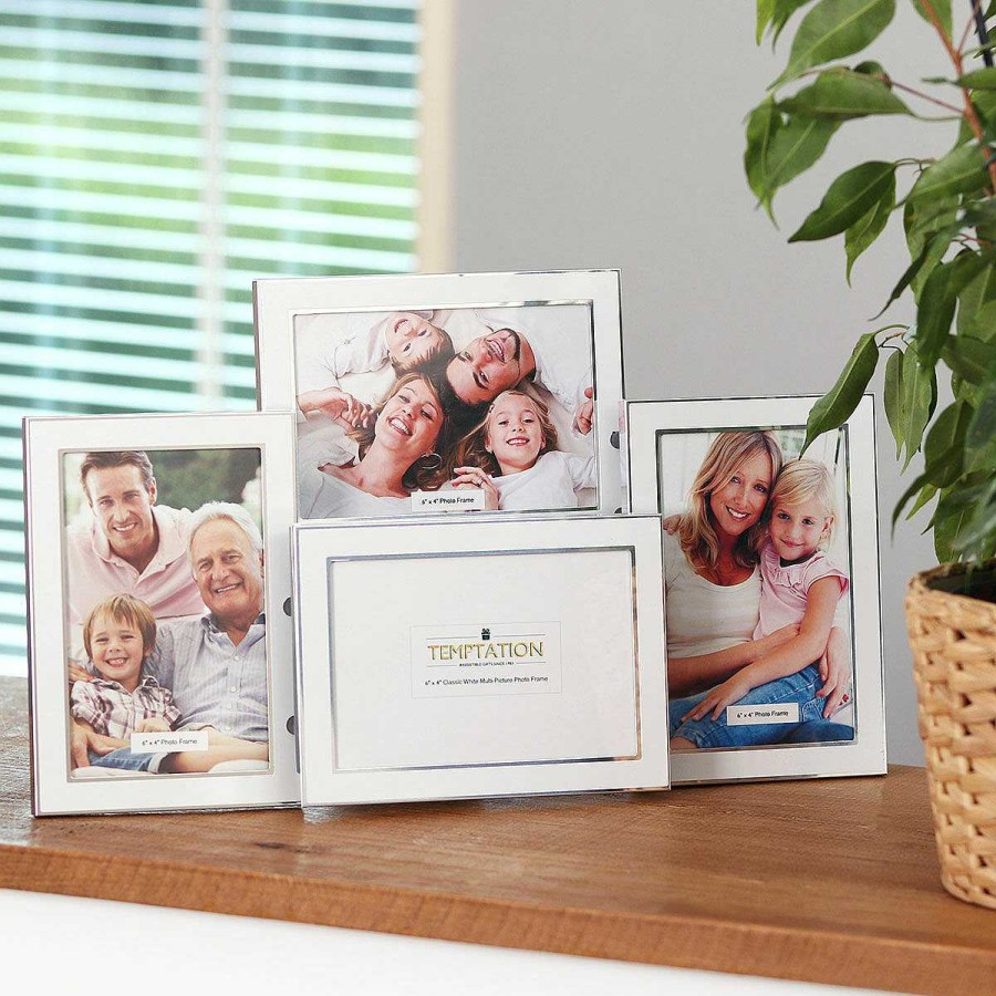 Photo Albums & Frames | Temptation Temptation White Edged Collage Photo Frame 4 6X4