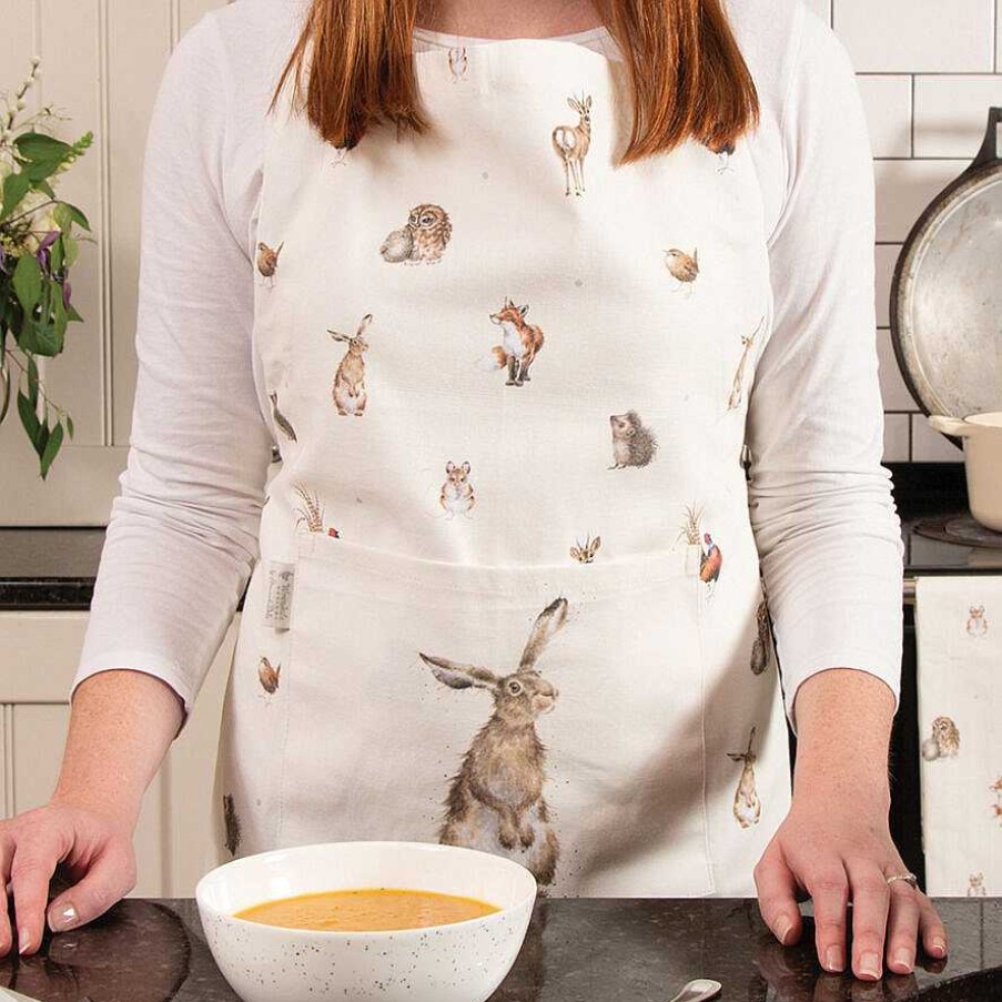 Aprons | Wrendale Wrendale Woodlanders Hare Cotton Apron