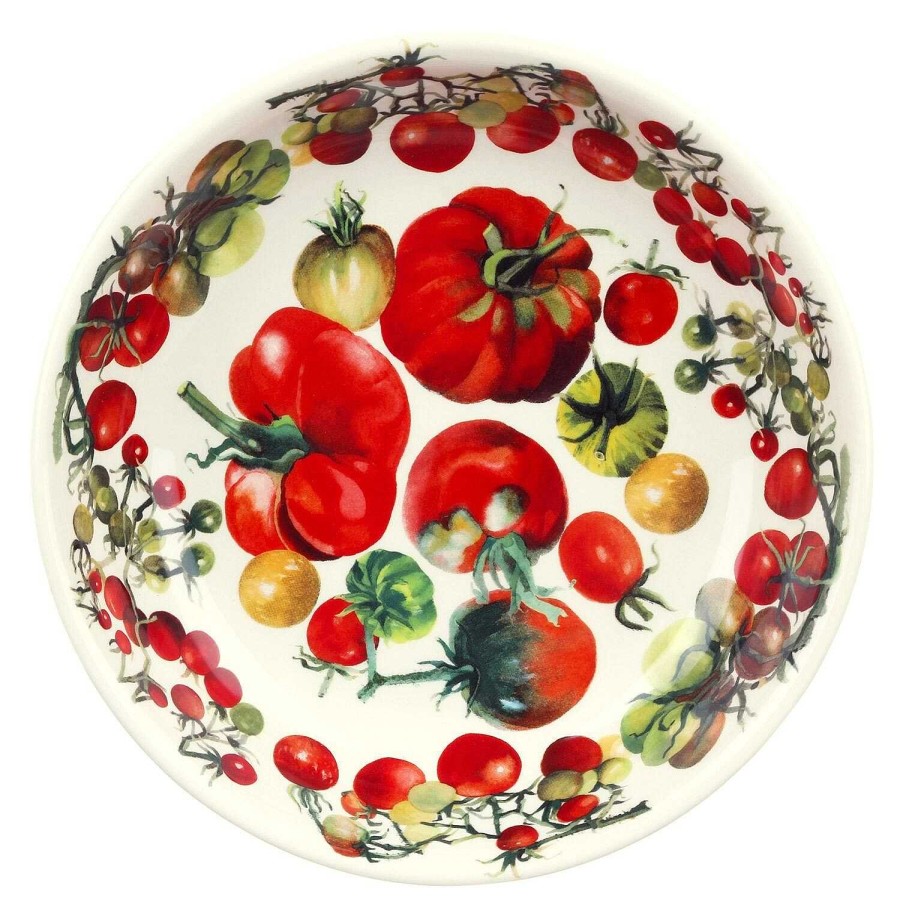 Bowls | Emma Bridgewater Emma Bridgewater Vegetable Garden Tomato Medium Pasta Bowl