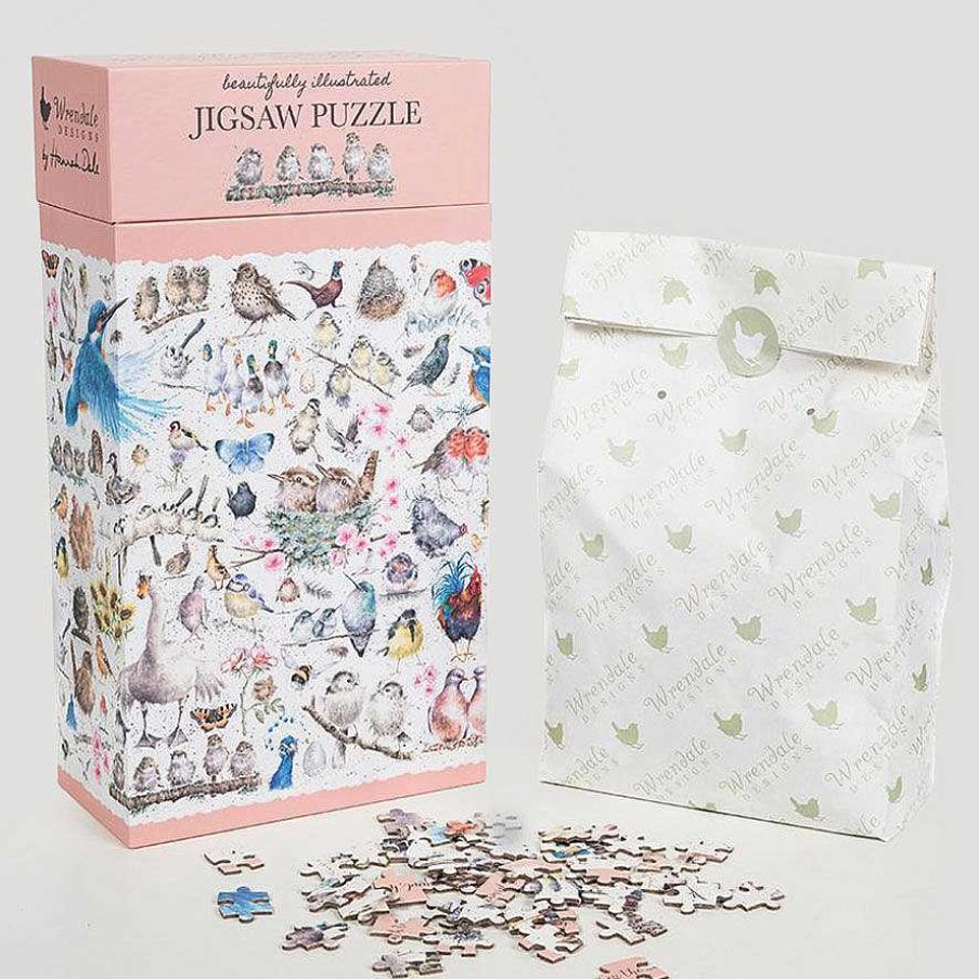 Jigsaw Puzzles | Wrendale Wrendale 'Garden Birds' 1000 Piece Jigsaw Puzzle