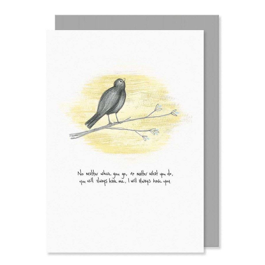 Inspirational | East of India East Of India 'No Matter Where You Go' Bird Card