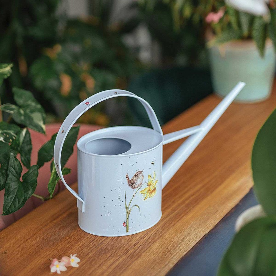 Gardening Accessories | Wrendale Wrendale 'Pottering About' Wren Watering Can