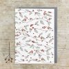 Inspirational | East of India East Of India Bird And Berry Robin All Over Greetings Card