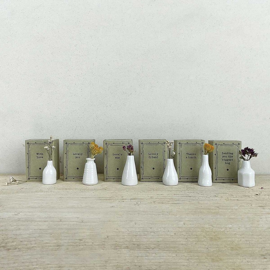 Flower Vases | East of India East Of India 'Lovely You' Matchbox Vase