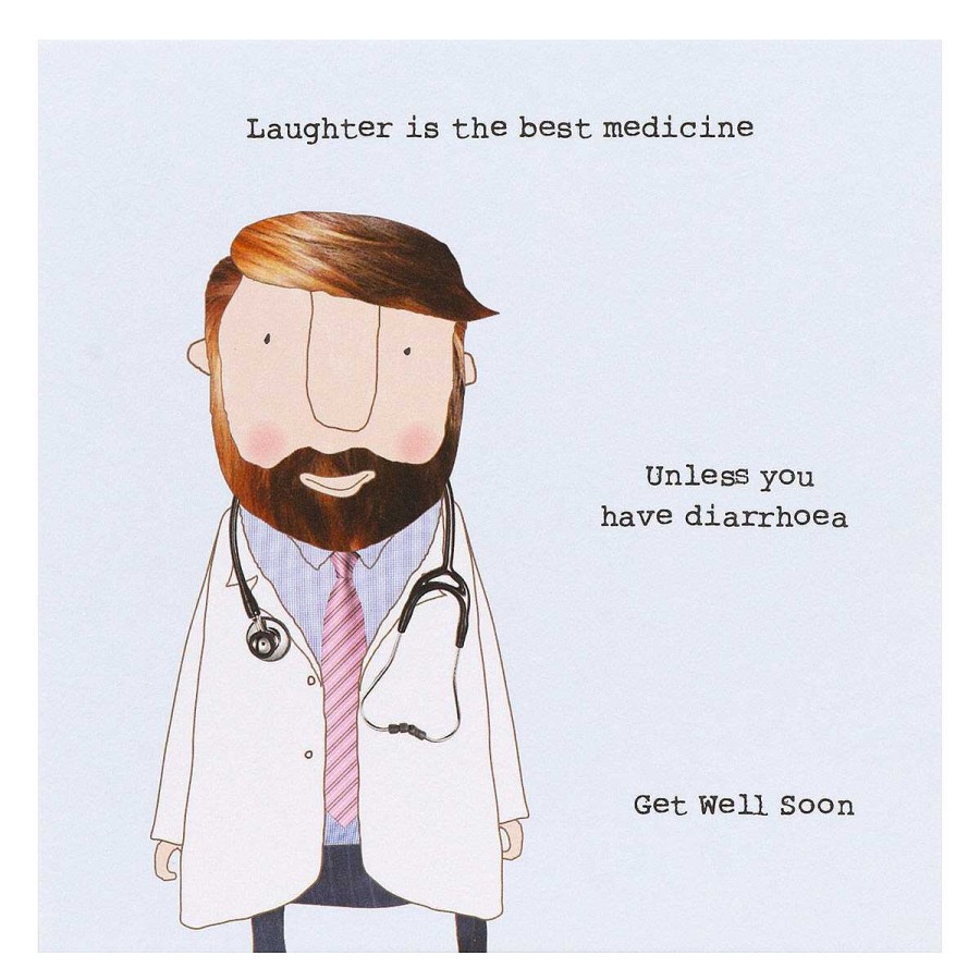 Get Well Soon | Rosie Made A Thing Rosie Made A Thing Laughter Best Medicine Get Well Soon Card