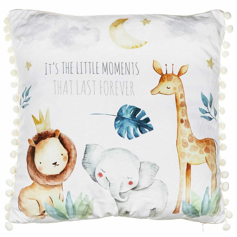 Soft Furnishings | Temptation Gifts Little Moments Safari Cushion