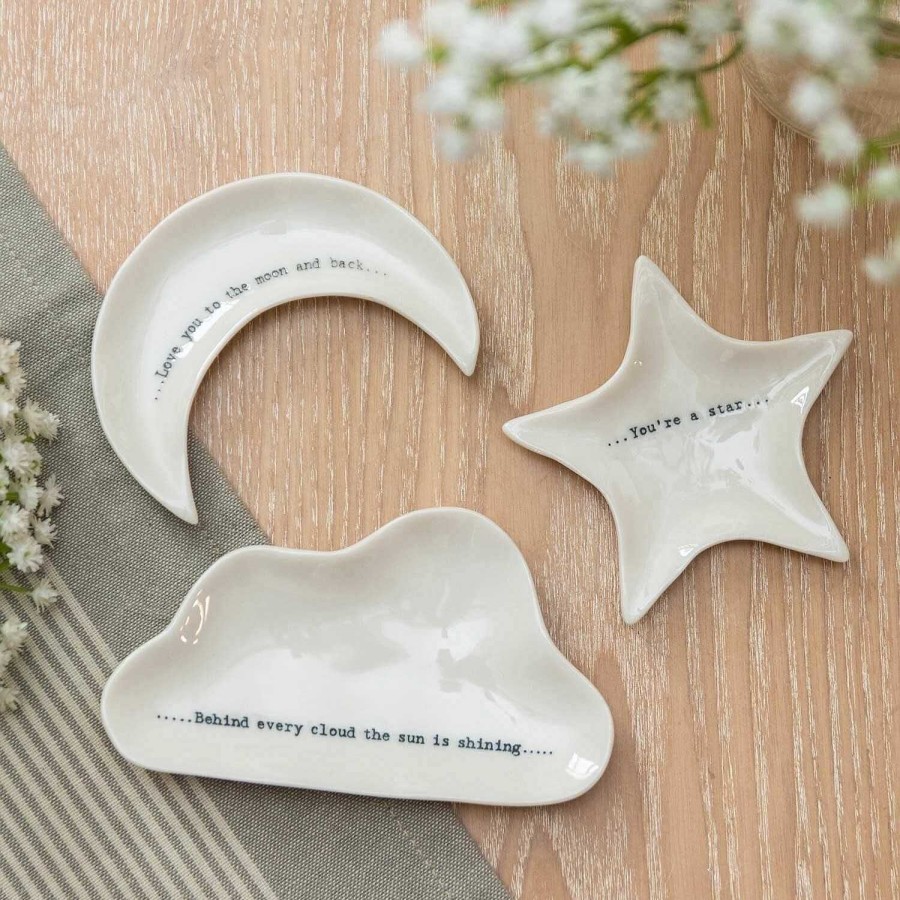 Keepsake Gifts | East of India East Of India 'You'Re A Star' Wobbly Star Dish