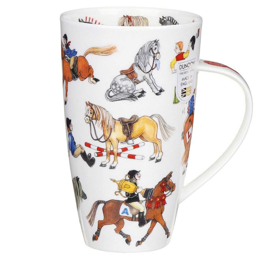 Gifts For Pet Lovers | Dunoon Dunoon Horseplay Henley Shape Mug