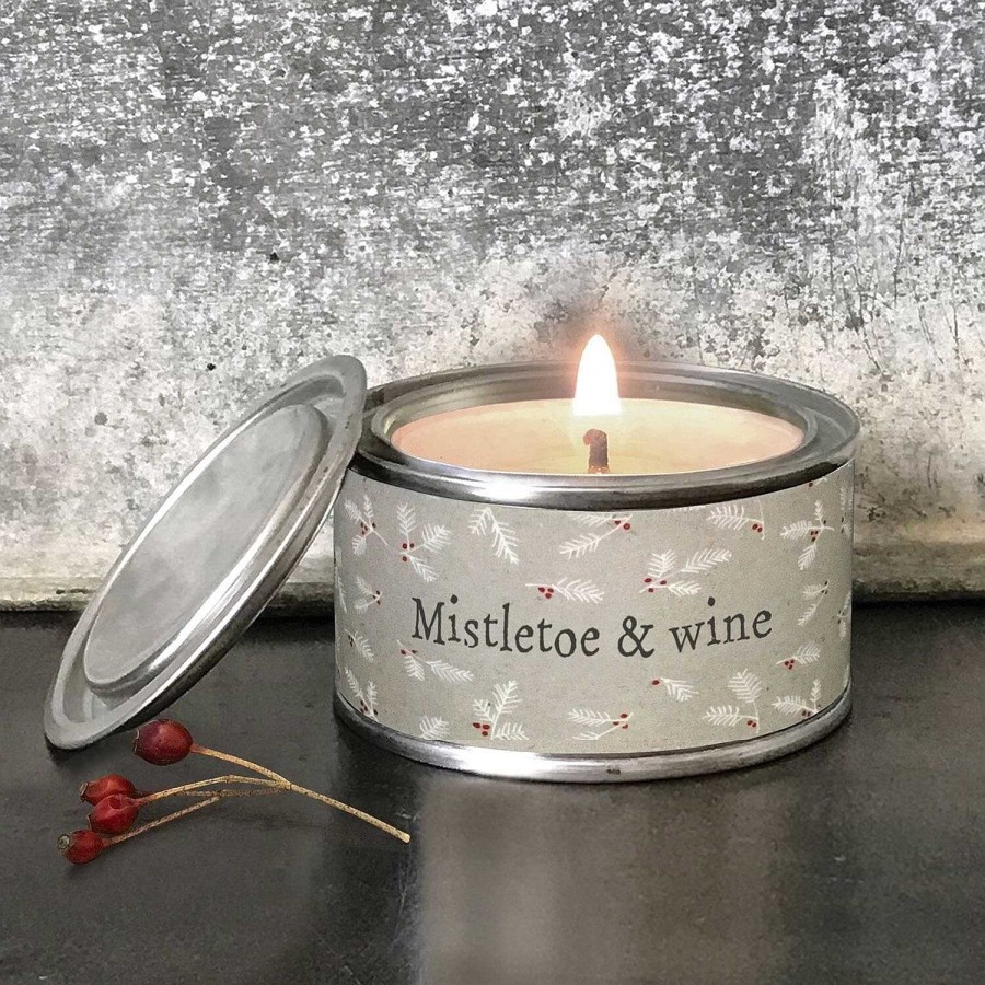 Tin Candles | East of India East Of India 'Mistletoe & Wine' Christmas Candle