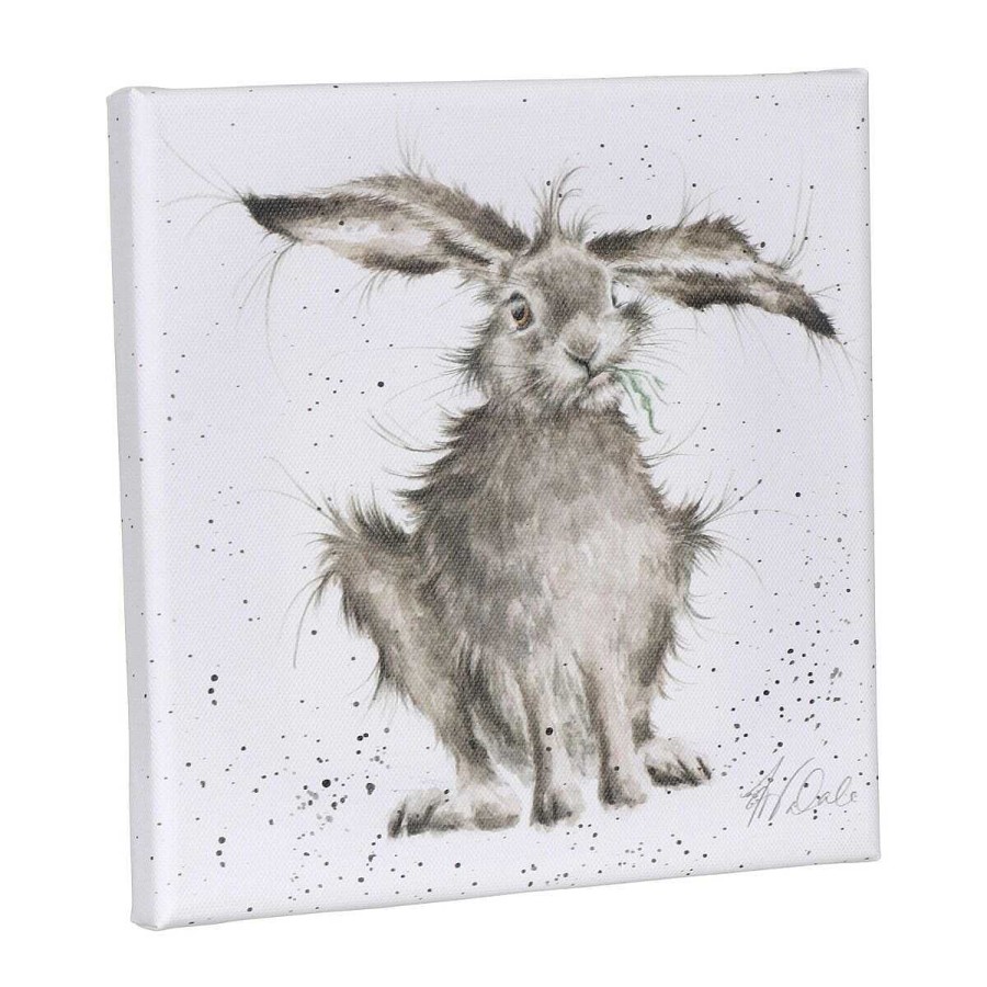 Art Prints | Wrendale Wrendale 'Hare-Brained' Hare Small Canvas