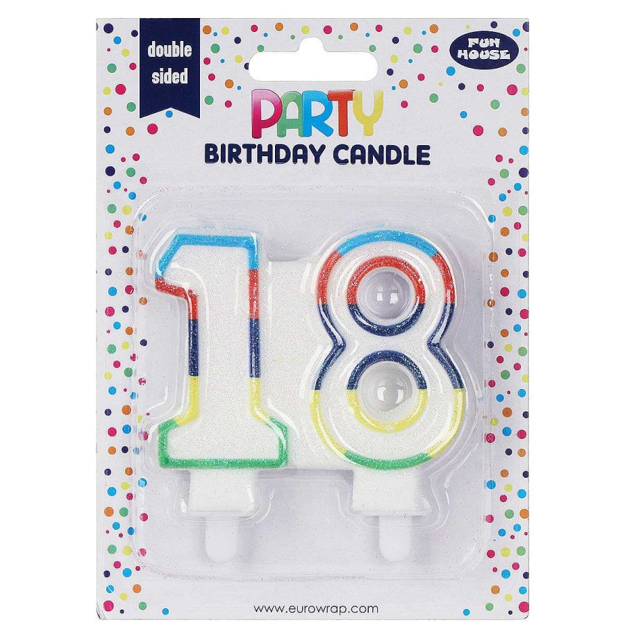 Party Candles | Eurowrap Eurowrap 18Th Birthday Candle