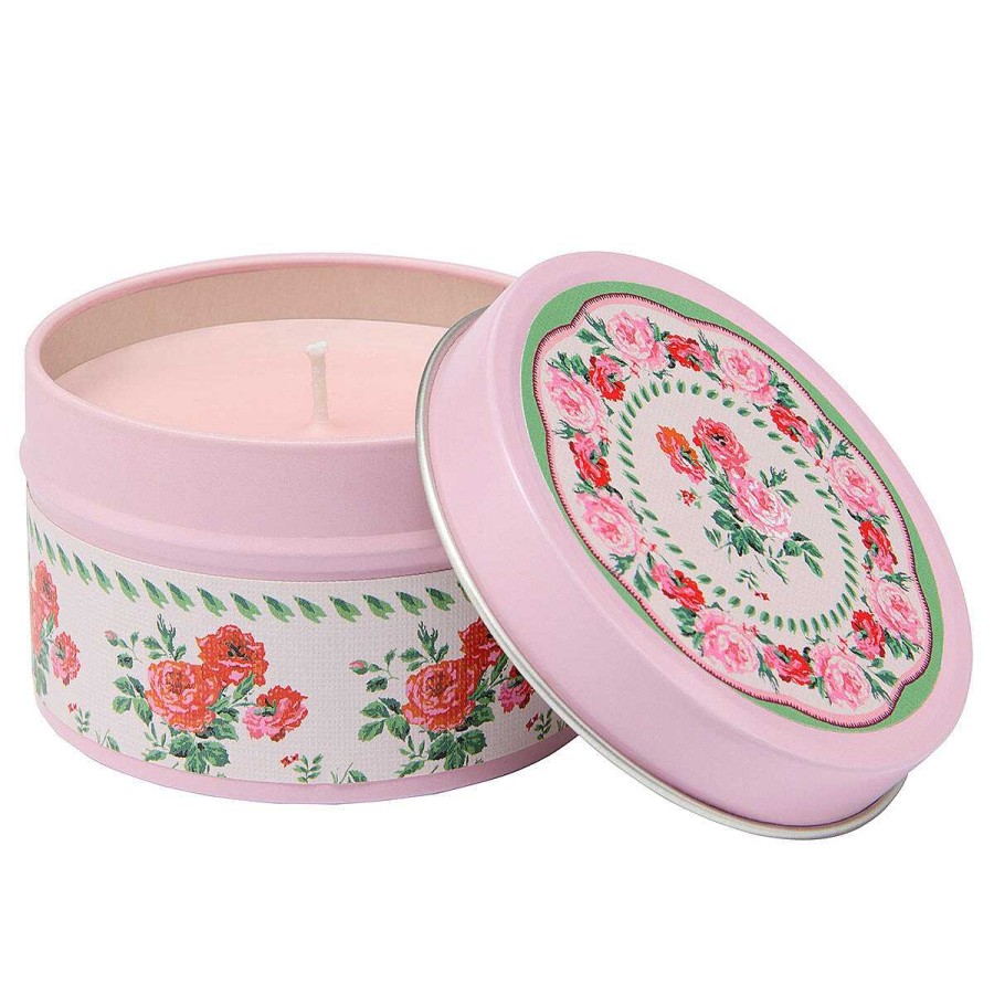 Tin Candles | Cath Kidston Cath Kidston Coming Up Roses Candle Tin 100G