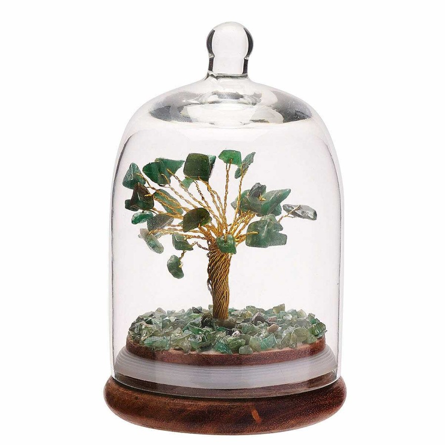 Gemstone Trees | Widdop & Co Widdop & Co Green Aventurine Gemstone Dome Tree