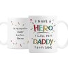 Grandad | Temptation Gifts Personalised I Have A Hero Dad Mug