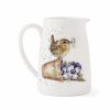 Jugs | Wrendale Wrendale 'Pottering About' Wren 8Cm Posy Jug