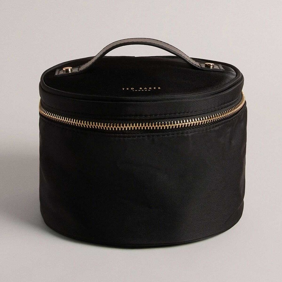 Wash Bags | Ted Baker Ted Baker Winniaa Black Round Travel Bag