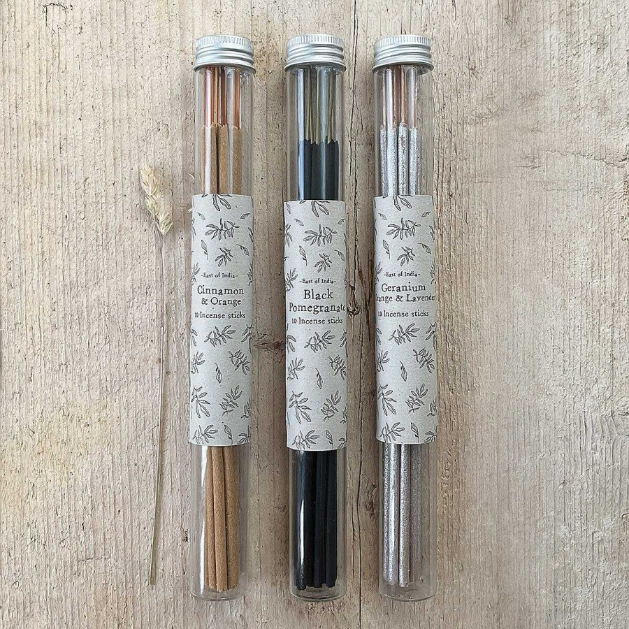 Aromatherapy | East of India East Of India Geranium, Orange & Lavender Incense Sticks