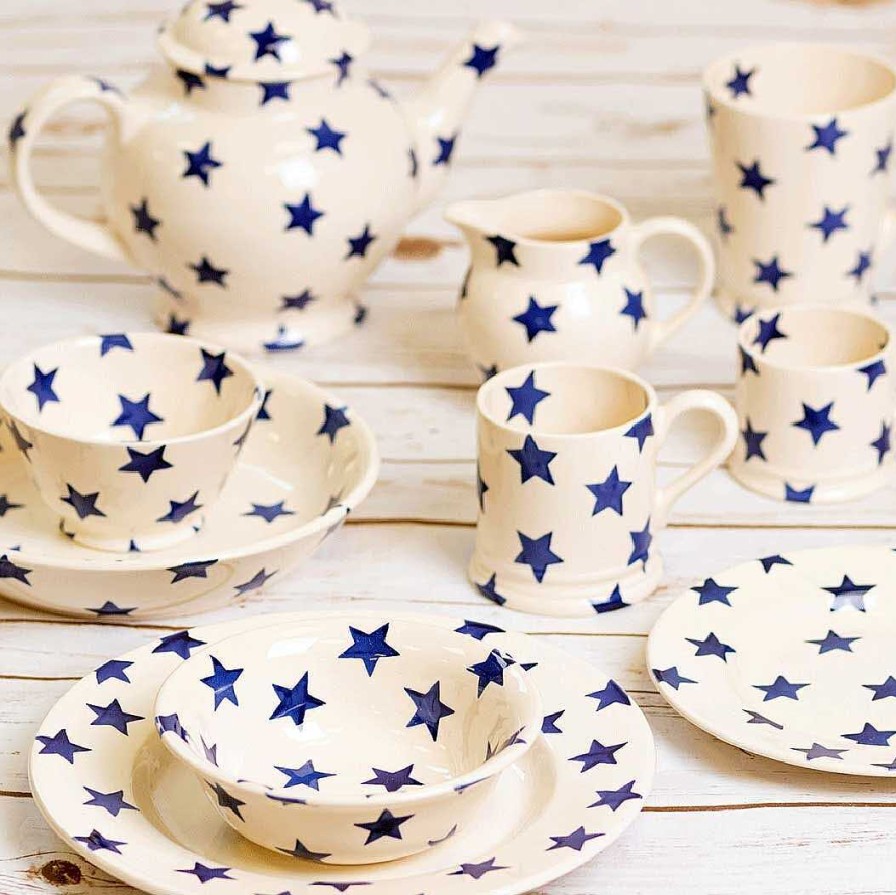 Plates | Emma Bridgewater Emma Bridgewater Blue Star 10 1/2 Inch Plate