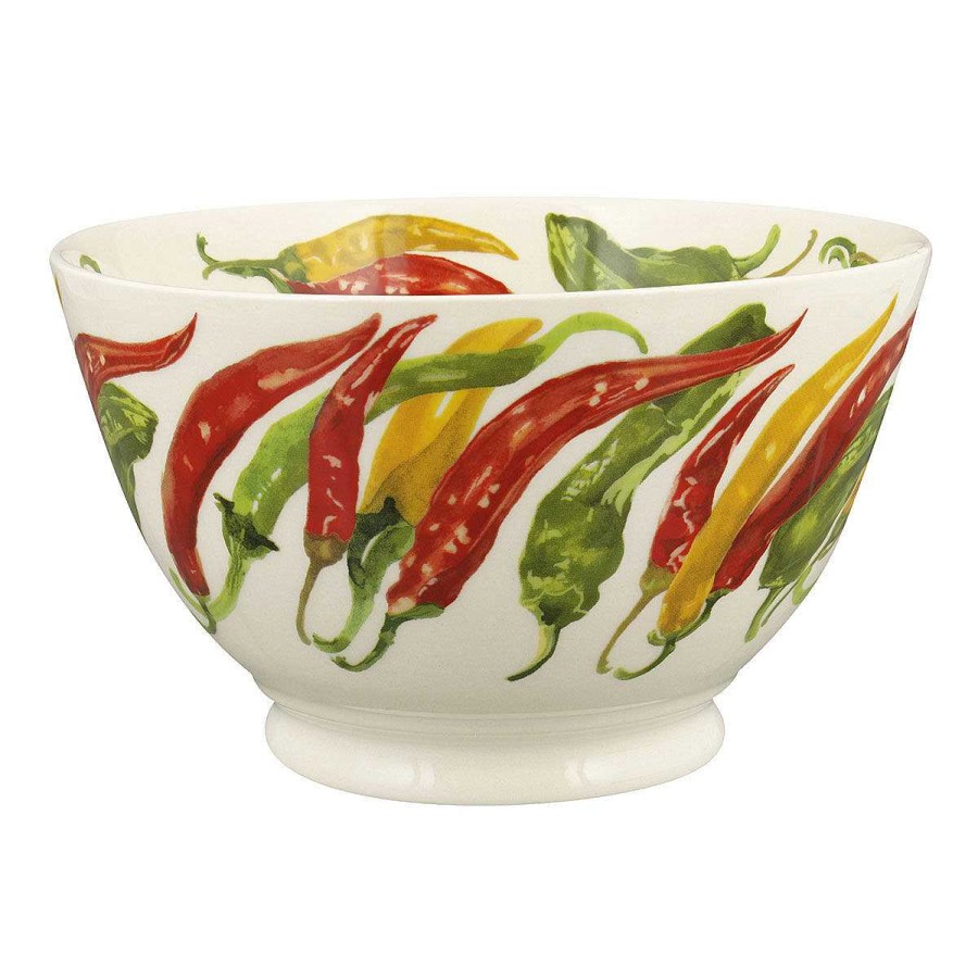 Bowls | Emma Bridgewater Emma Bridgewater Vegetable Garden Chillies Medium Old Bowl