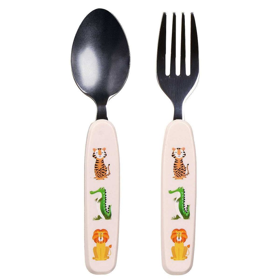 Kitchenware | Rex London Rex London Colourful Creatures Cutlery Set With Carry Case