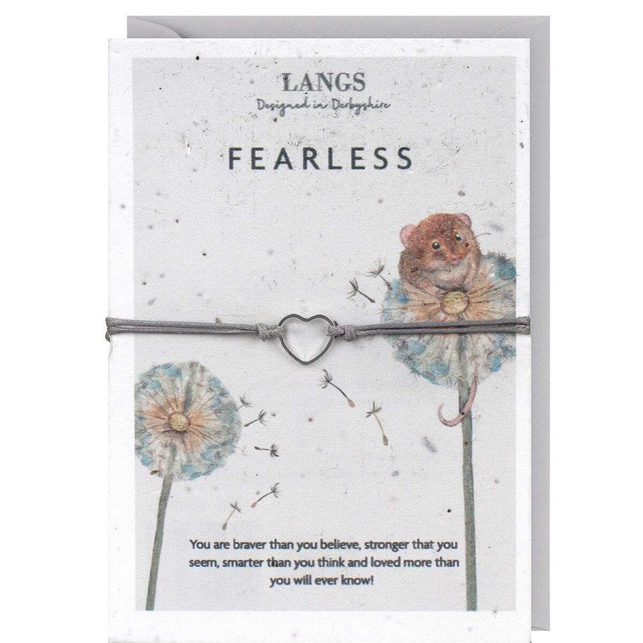 Get Well Soon | Langs Langs 'Fearless' Bracelet & Plantable Seed Card