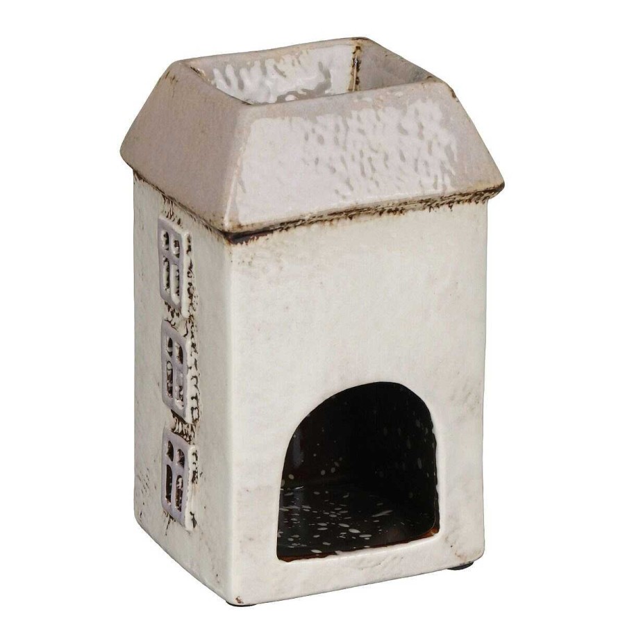 Melt Warmers | Village Pottery Village Pottery Cream House Wax Melt & Oil Warmer