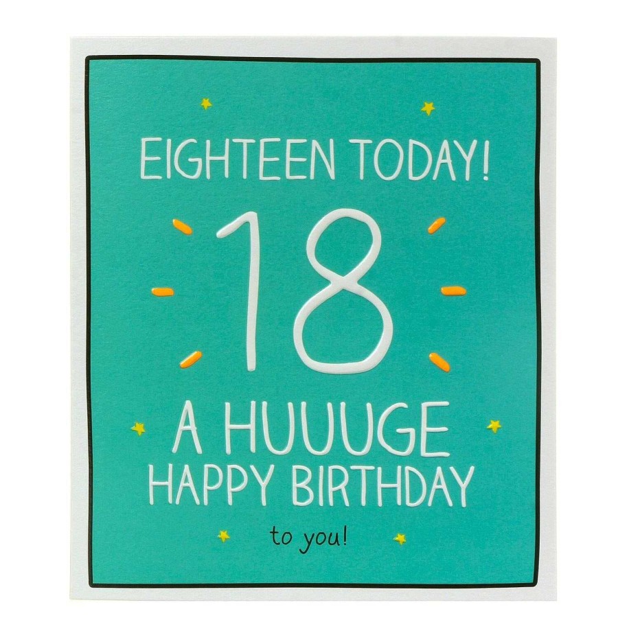 Age Cards | Happy Jackson Happy Jackson 18 Today Birthday Card