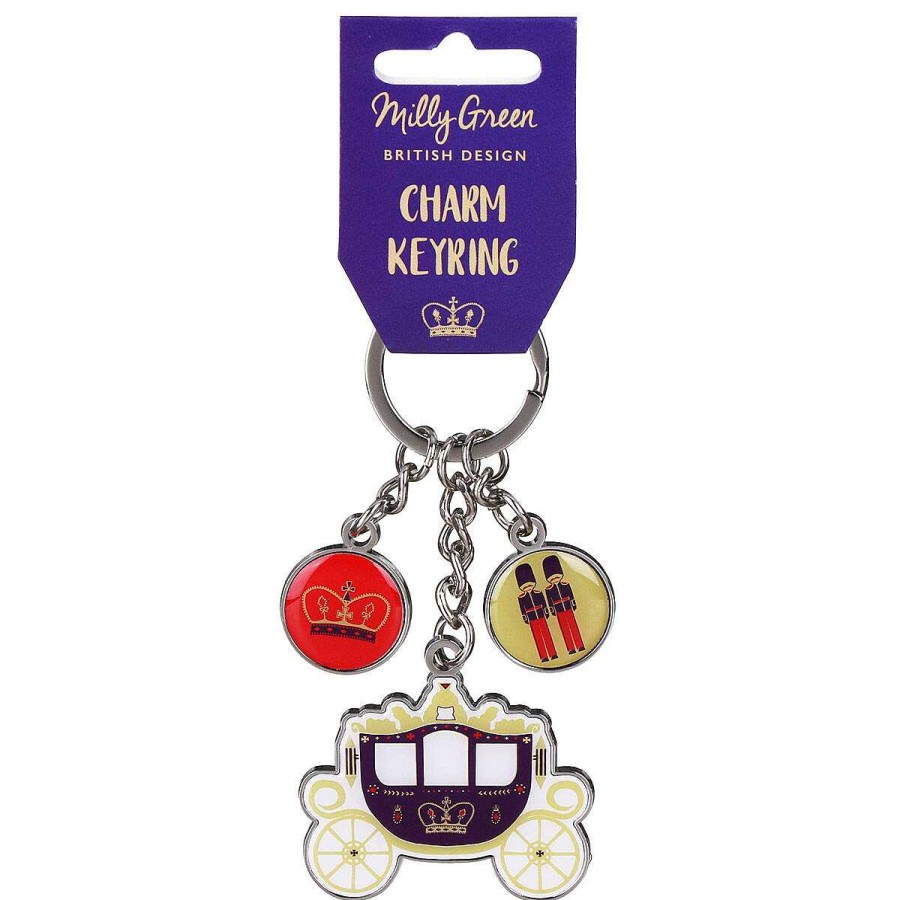 Keyrings & Bag Charms | Milly Green Milly Green Royal Charm Keyring