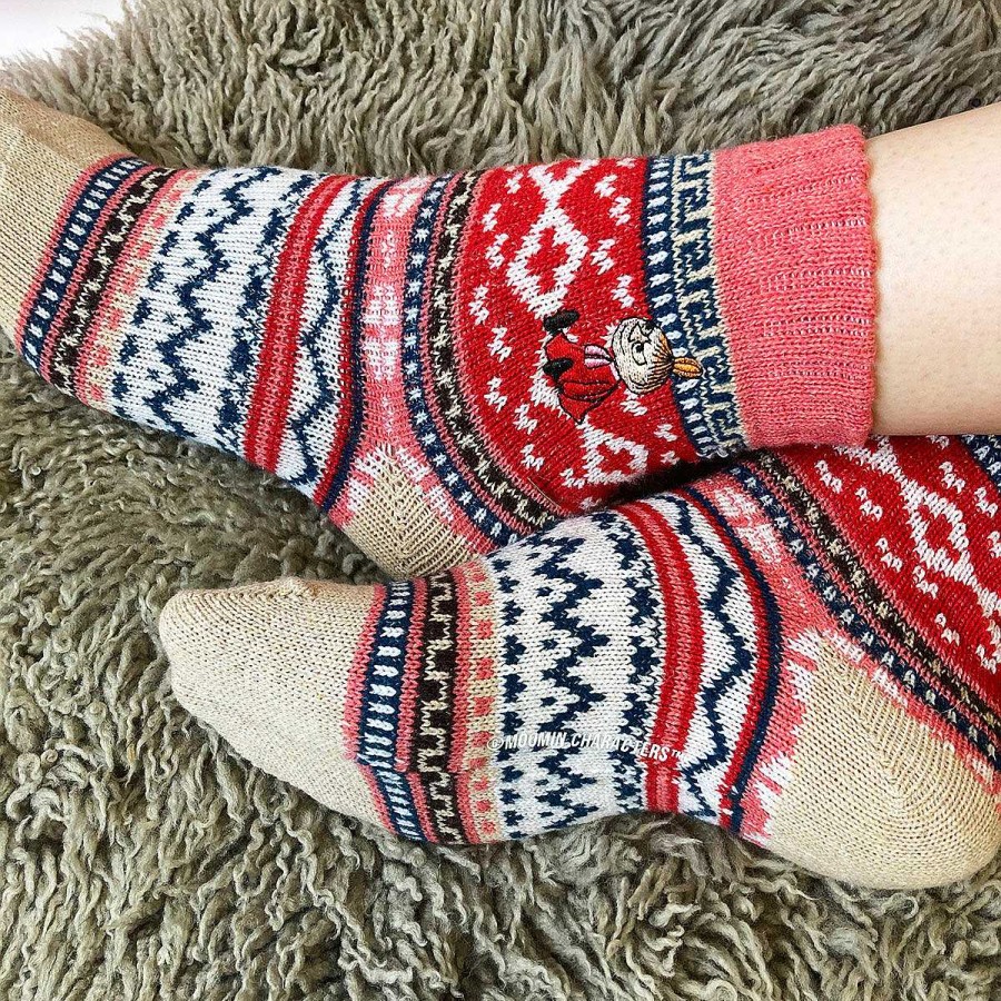 Socks | House Of Disaster House Of Disaster Moomin Fair Isle Little My Socks