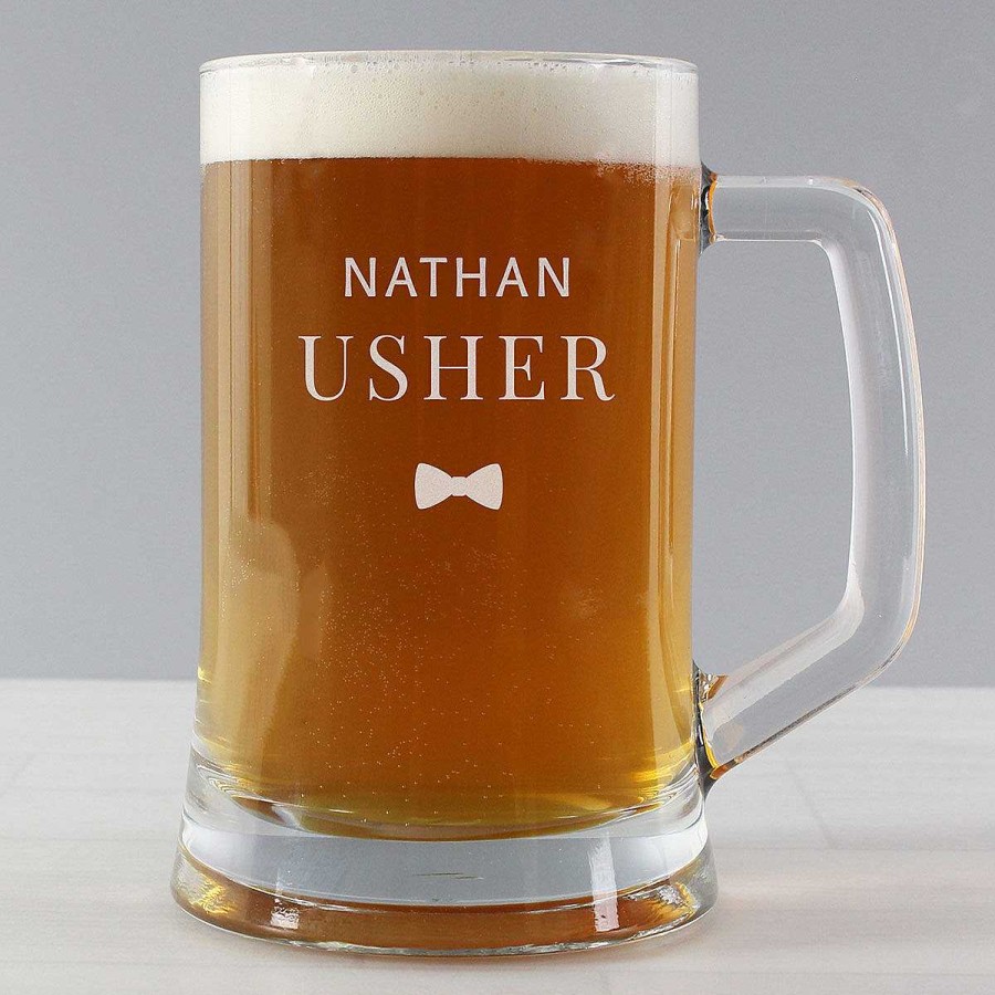 Glassware | Temptation Gifts Personalised Usher Pint Stern Tankard