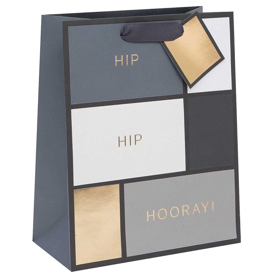 Large Gift Bags | Glick Glick Think Of Me Hip Hip Hooray Large Gift Bag