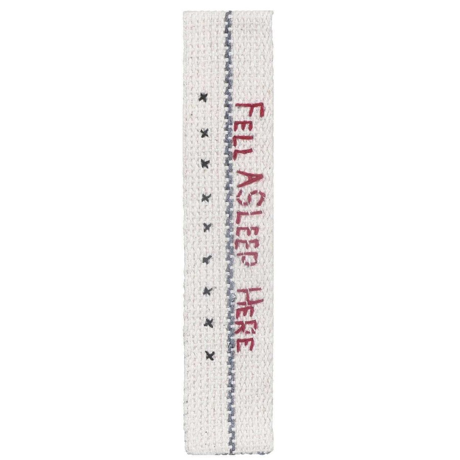 Bookmarks | East of India East Of India 'Fell Asleep Here' Fabric Bookmark