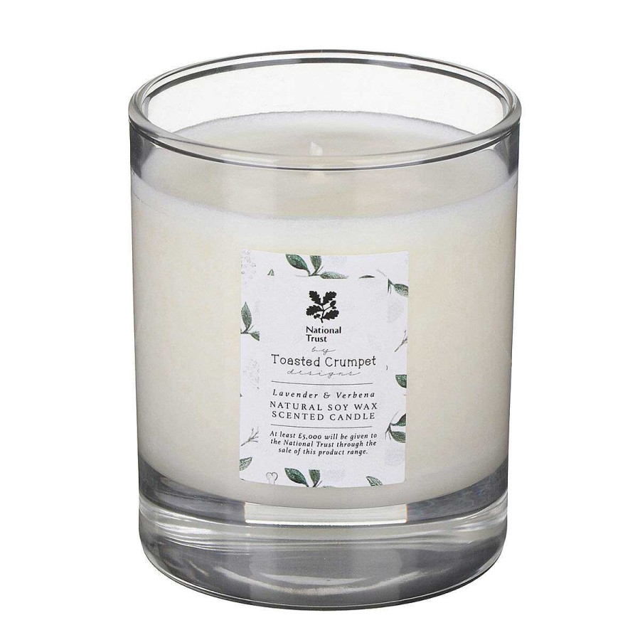 Glass Candles | Toasted Crumpet Toasted Crumpet 'Lavender & Verbena' Glass Jar Candle