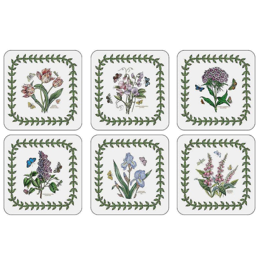 Coasters & Placemats | Botanic Garden Botanic Garden Set Of 6 Coasters