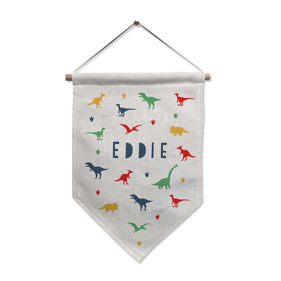 Home & Hobbies | Temptation Gifts Personalised 'Dinosaur' Hanging Banner