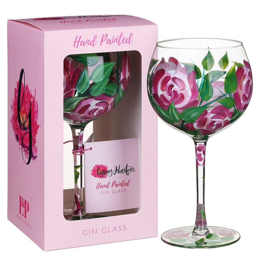 Glassware | Lynsey Johnstone Lynsey Johnstone Roses Gin Glass