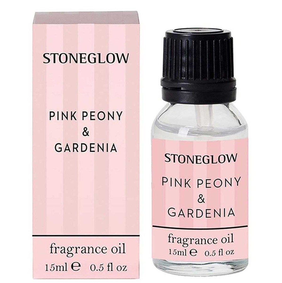 Essential Oils & Diffusers | Stoneglow Stoneglow Modern Classic Pink Peony & Gardenia 15Ml Fragrance Oil