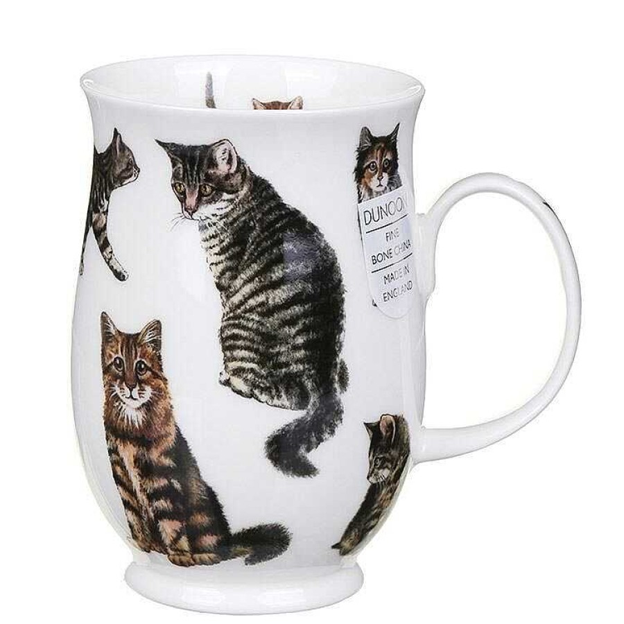 Pet Accessories | Dunoon Dunoon Cats Tabby Suffolk Shape Mug