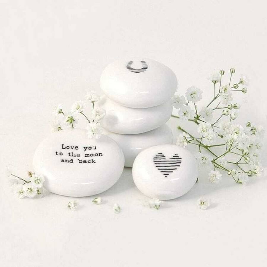 Keepsake Gifts | East of India East Of India 'Good Luck' Sentimental Pebble