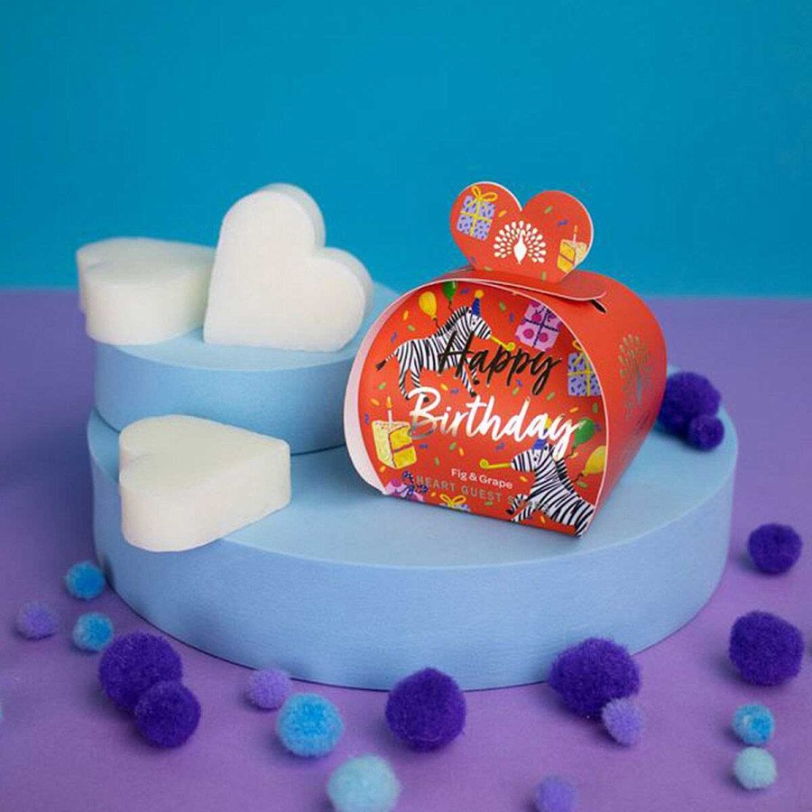 Soaps | The English Soap Company The English Soap Company Fig & Grape Happy Birthday Set Of 3 20G Soaps