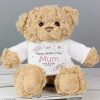 Personalised / Experience | Temptation Gifts Personalised Rainbows & Sunshine Teddy Bear