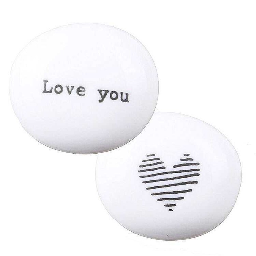 Wedding Favours | East of India East Of India 'Love You' Sentimental Pebble