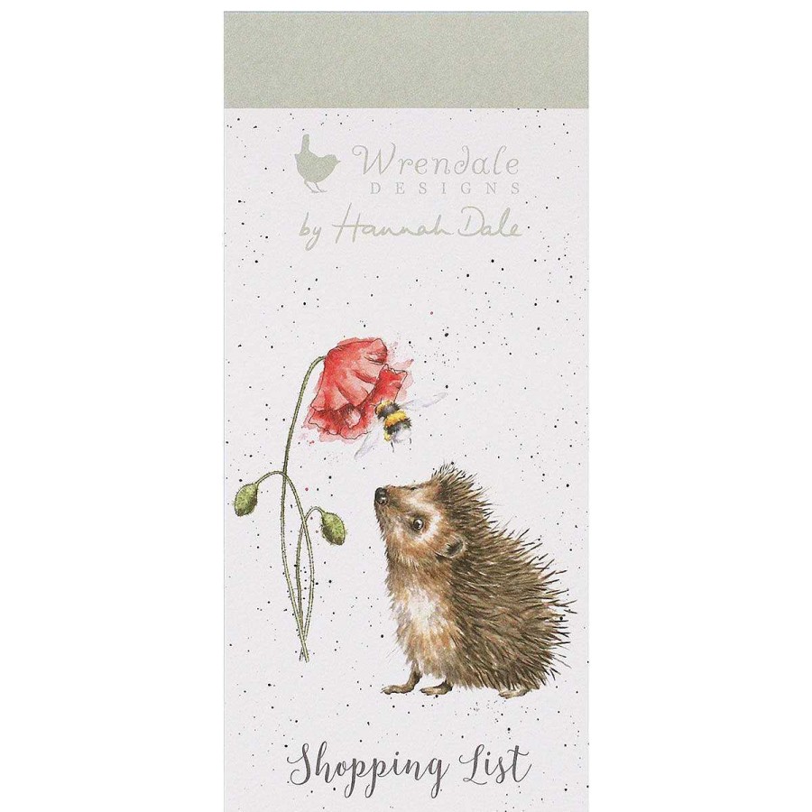 Magnetic Fridge Pads | Wrendale Wrendale 'Busy As A Bee' Hedgehog Magnetic Shopping Pad