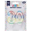 Party Candles | Eurowrap Eurowrap 30Th Birthday Candle