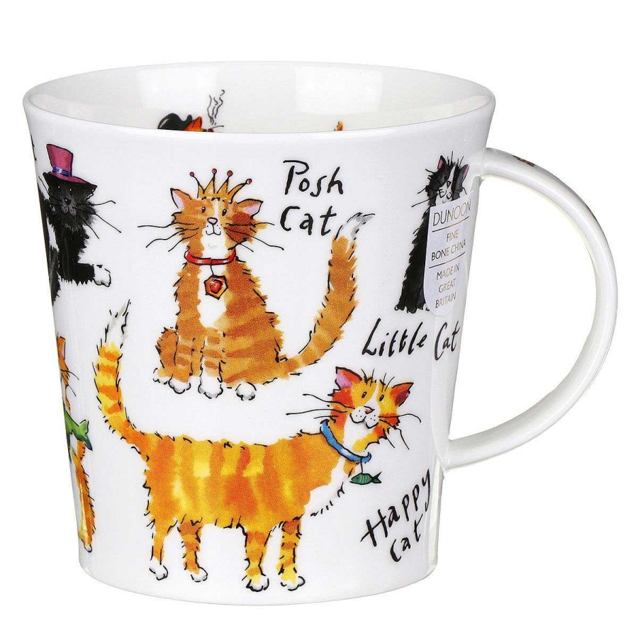 Pet Accessories | Dunoon Dunoon A Cat'S Life Cairngorm Shape Mug