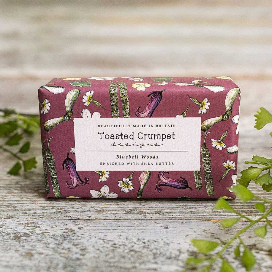 Soaps | Toasted Crumpet Toasted Crumpet Bluebell Woods 190G Soap Bar