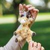 Keyrings & Bag Charms | Wrendale Wrendale Plush Camilla Giraffe Character Keyring