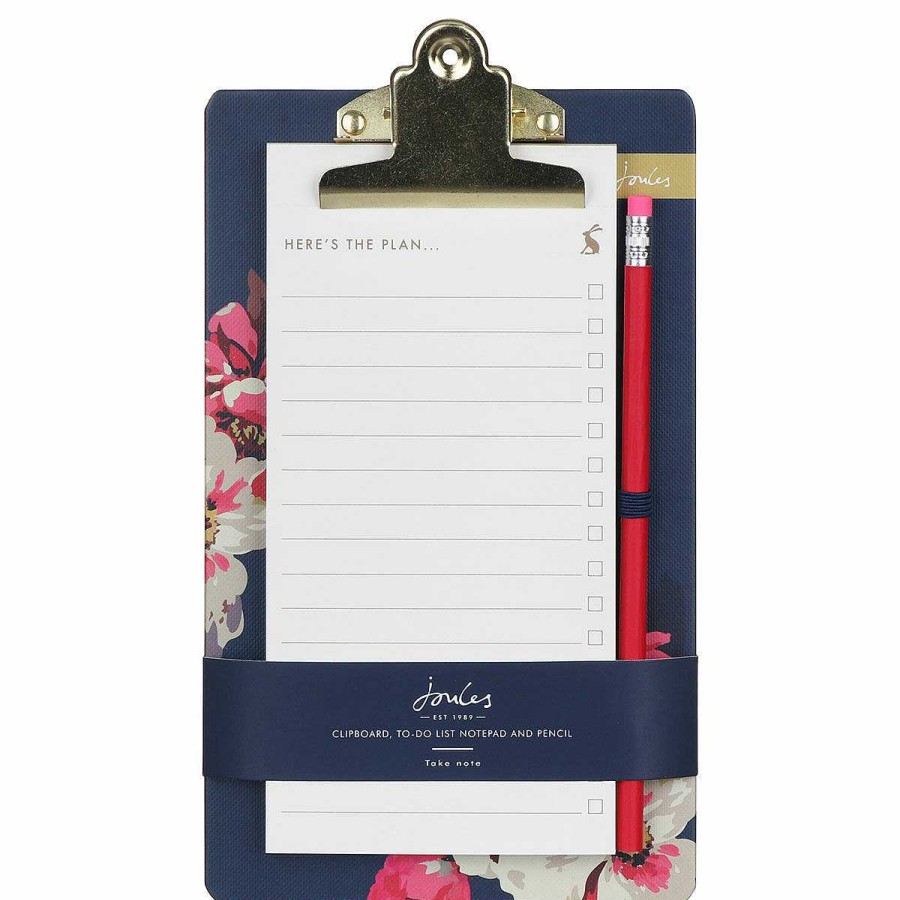 Memo Pads & Jotters | Joules Joules Bloom Memo Pad & Clipboard