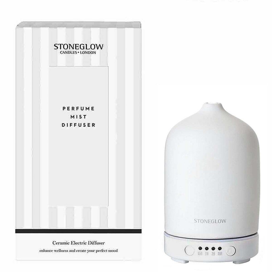 Essential Oils & Diffusers | Stoneglow Stoneglow Modern Classics Perfume Mist Diffuser White